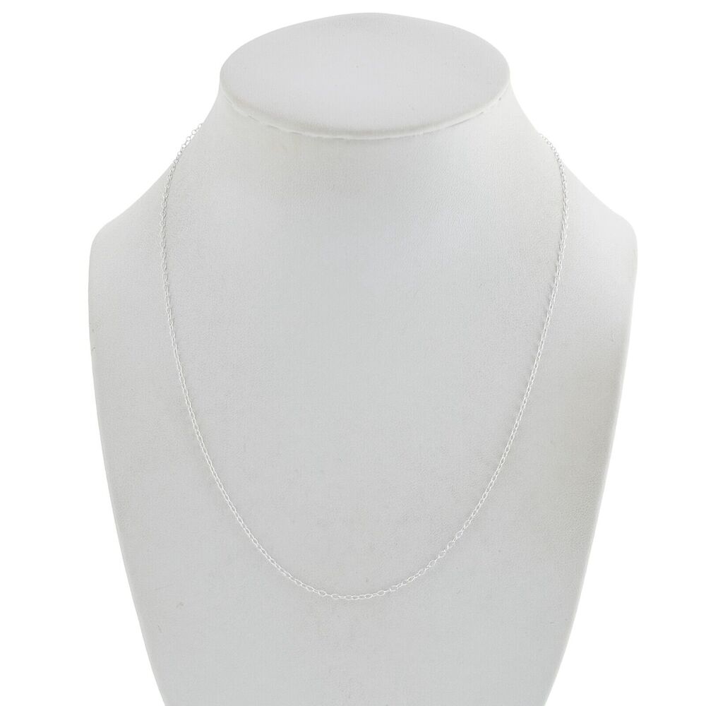 Vintage Sterling Silver 925 Link Chain Necklace 18"